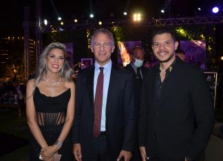 ENIGMA MAGAZINE CELEBRATES ART & GLAMOUR WITH AN EXCLUSIVE VIP RED CARPET EVENT Yasmine Shihata, US Ambassador & Mr. Ahmed Mansour