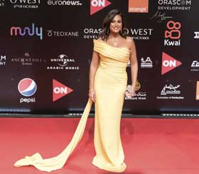 Hend Sabri in Fouad Sarkis at El Gouna Film Festival