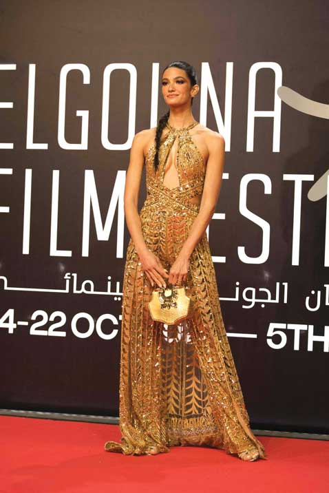 Tara Emad in Zuhair Murad at El Gouna Film Festival